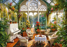 Cherry Pazzi Garden Sonata 2000 piece jigsaw puzzle
