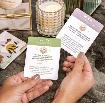 NEW Clever Fox 100 Mindful Prompts For Self Care Card Deck