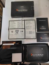 1999 Cadillac Catera Owner's Manual Set with Case Window Sticker Brochure