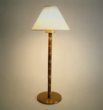 Bamboo Cordless LED Table Lamp   Rechargeable 24-Hour Battery, Dimmable, Warm