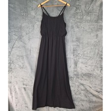 Womens Dress XXL Black Babydoll Y2K Cotttagecore Eyelet Maxi Whimsigoth Boho