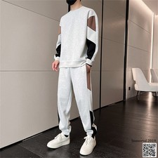 Mens Sweatsuits 2 Piece Sport Set Tracksuit Jogger Sweat Suits Jogging Outfits
