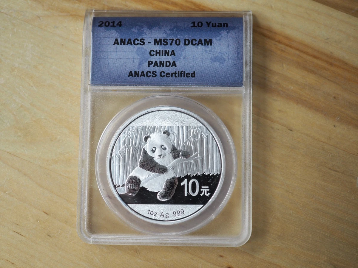 Chinese Panda MS 70 Graded 2014 Silver Bullion Coins for sale | eBay