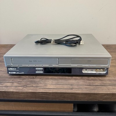 LiteOn LVC-9016G DVD/VCR Recorder (trans VHS/DVD) DUB Tested including/DVD write