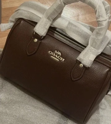 Sac Coach Cuir Marron authentique - Photo 1/4