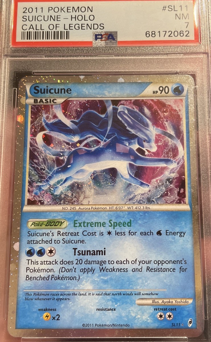 PSA 7 Pokemon Suicune Holo Call of Legends #SL11 | eBay