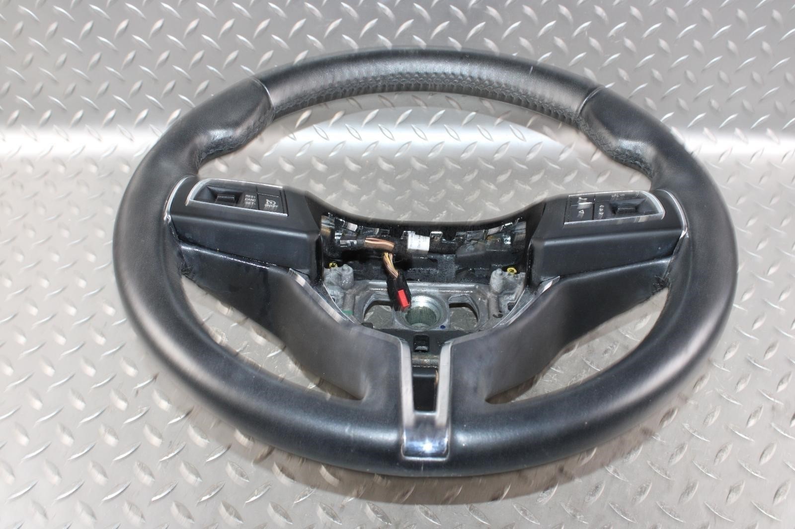 14-17 GHIBLI Black Leather Steering Wheel Cruise Radio Voice Control Factory OEM