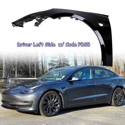 For 2017-2023 Tesla Model 3 Front Left Side Fender TA1240100 Painted w/Code PBSB