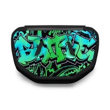 Battle Sports Iridescent Graffiti Football Back Plate - Adult & Youth