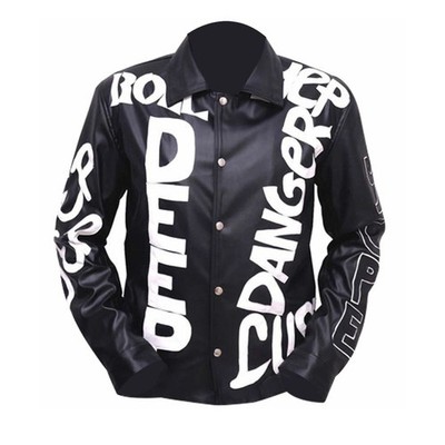 Cool As Ice Johnny Costume Vanilla Ice Black Leather Jacket