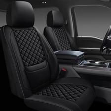 Car Seat Covers Full Coverage,Waterproof Seat Covers Full 5PCS Full Set Black