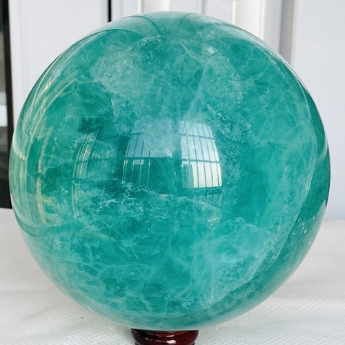 5600G Natural Fluorite ball Colorful Quartz Crystal Gemstone Healing - Picture 3 of 12