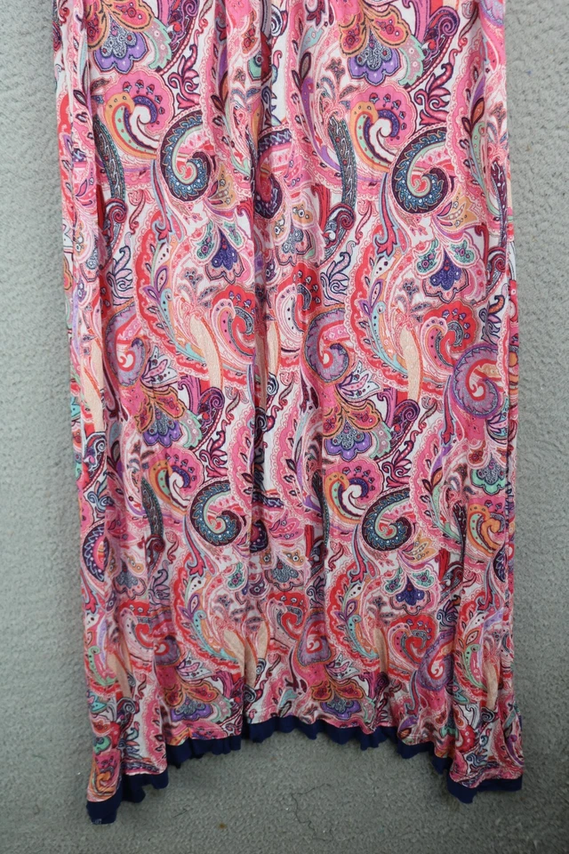 Camisón largo Ellen Tracy manga volantes cachemir-pequeño-boho-suave Foto 2 de 4