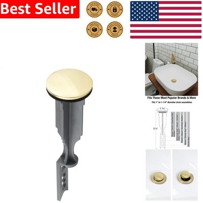 Bathroom Sink Pop-Up Stopper Replacement Lavatory Drain Polished Brass Danco ...