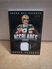 2018 Playoff Aaron Rodgers Accolades Prime Patch Relic /50 #2