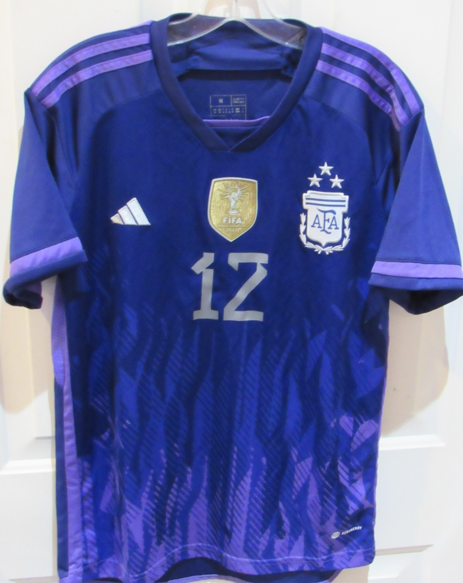 2022 FIFA World Cup Argentina # 12 Soccer Futbol Jersey adult Size