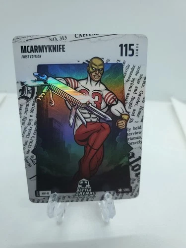 Bo Jackson Battle Arena Update #HBF-19 McArmyKnife Headliners Steel Battlefoil