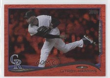 2014 Topps Update Red Hot Foil LaTroy Hawkins #US-64 3q5
