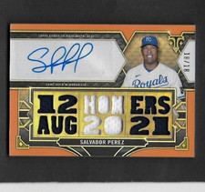 2022 Topps Triple Threads Auto Relic, Salvador Perez, 