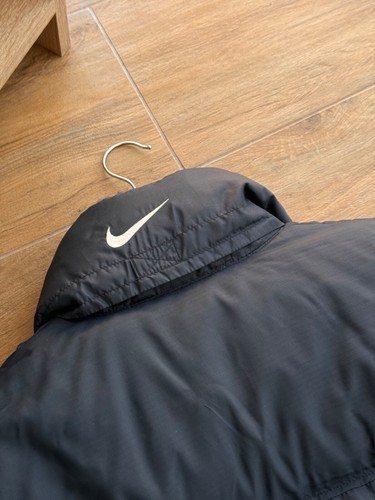 VTG Nike Black Aviation Streetwear Puffer Jacket - Picture 10 of 13