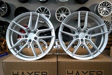 4 x 20 Inch 5x120 HX037 Style Silver Wheels: Fits For BMW 3 5 E F Series