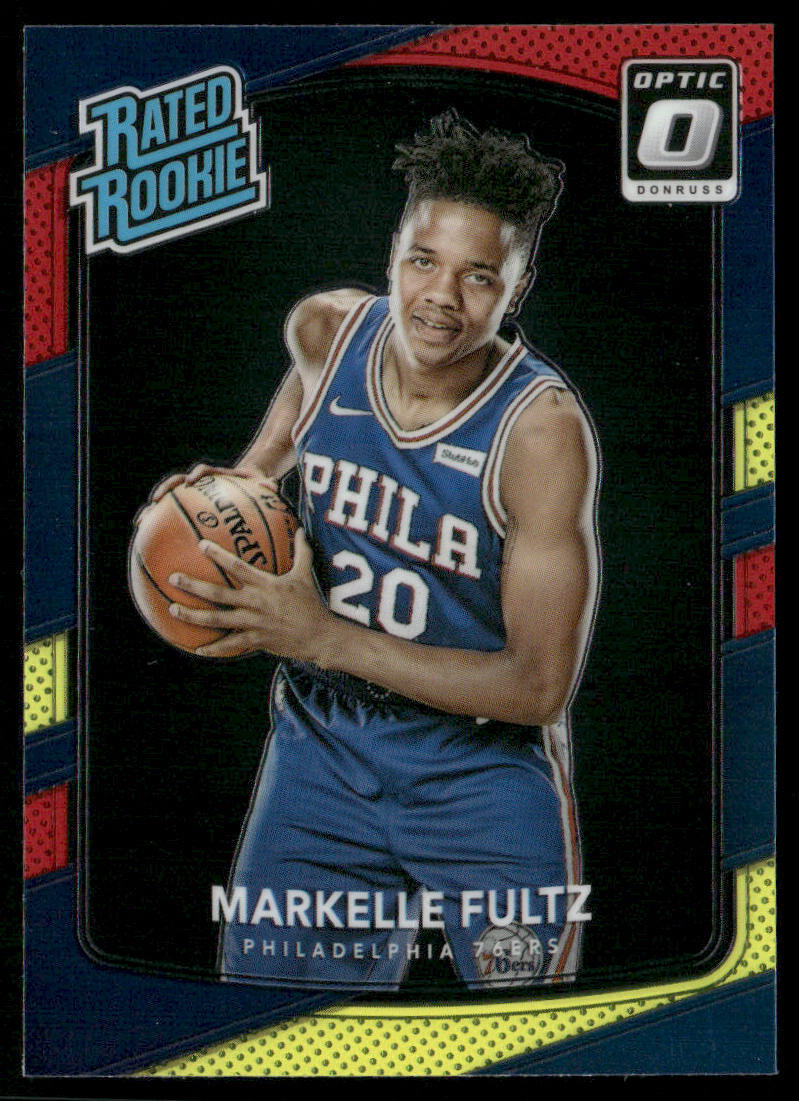 Markelle Fultz 2017-18 Donruss Optic Red and Yellow #200 RC Philadelphia 76ers