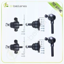 6 New Suspension Ball Joint Tie Rod Ends Parts For Chevrolet Bel Air Corvette