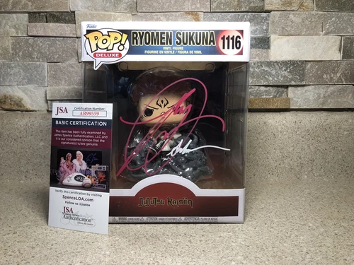 Funko POP! Ryomen Sukuna Jujutsu Kaisen #1116 Signed Ray Chase Autograph JSA