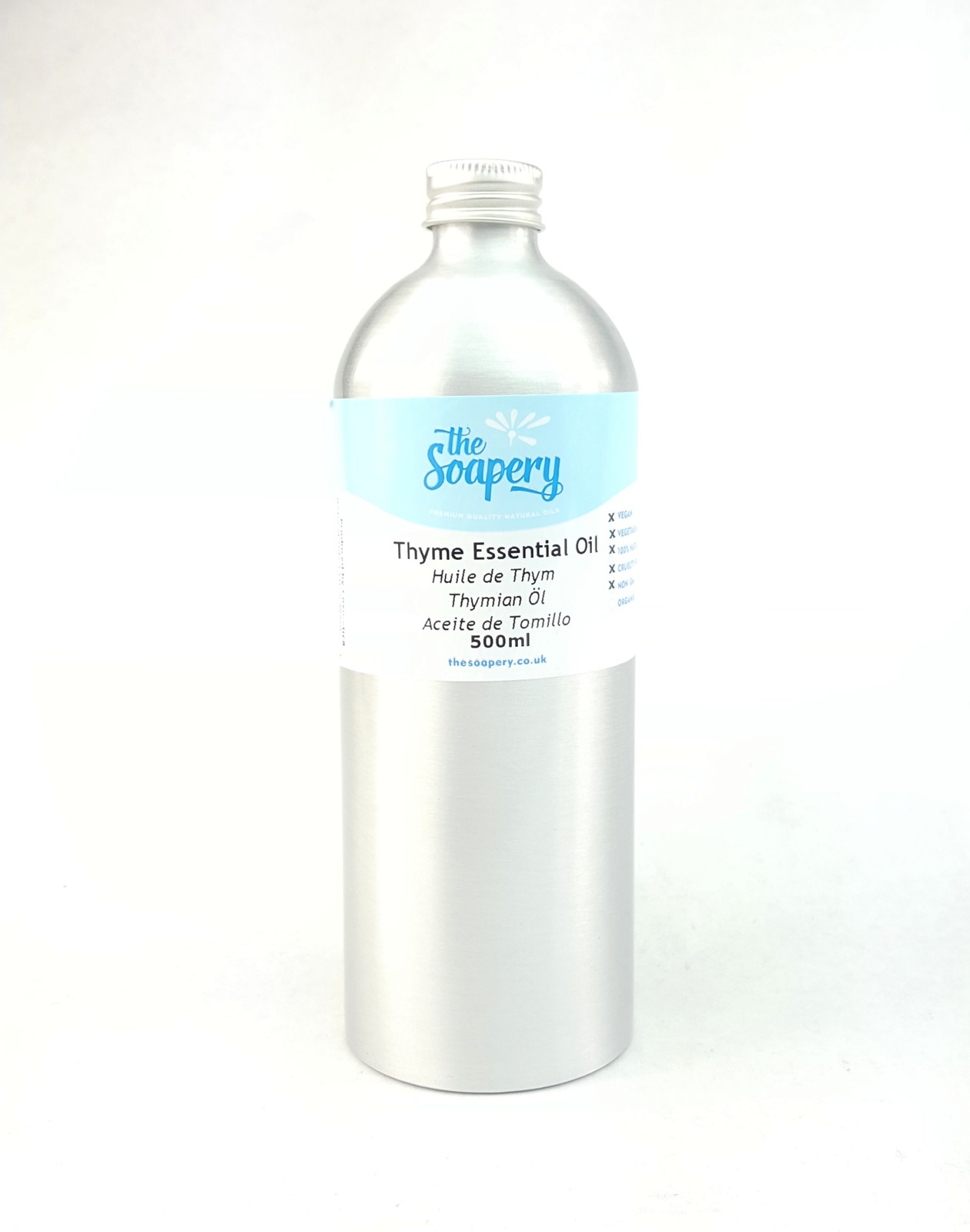 Thyme Essential Oil 500ml - Pure Natural Aromatherapy Bulk Oil