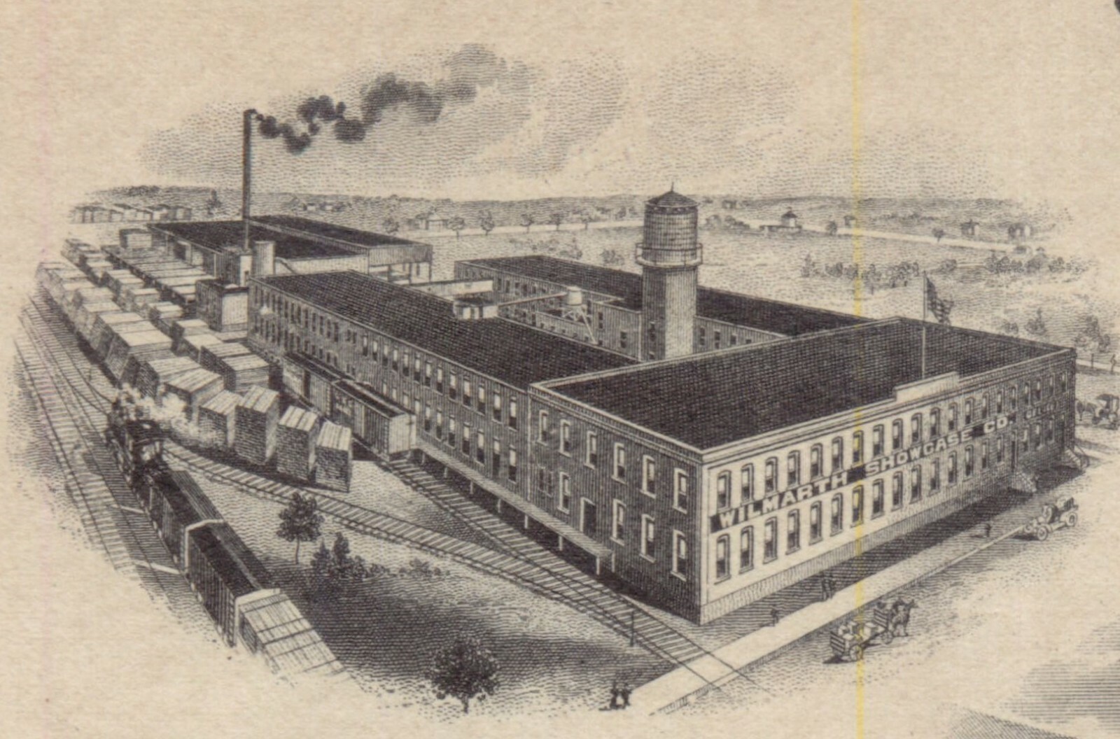 Billhead, Wilmarth Show Case Co, Store Fixtures, Grand Rapids, Michigan