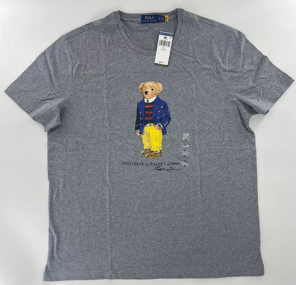 Grey polo hotsell bear t shirt