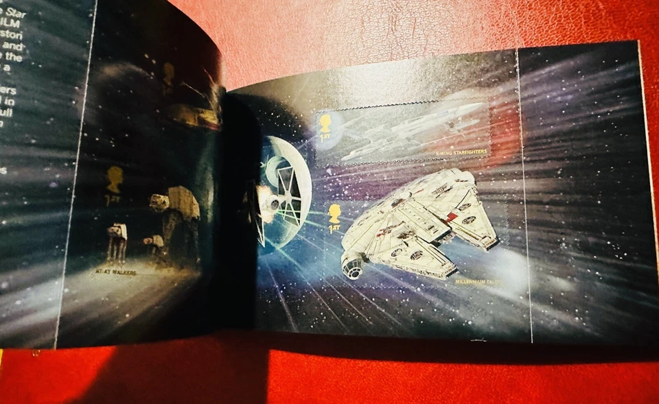 2015 THE MAKING OF STAR WARS PRESTIGE STAMP BOOK MNH ROYAL MAIL COMPLETE - image 3 of 4