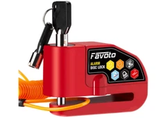 Candado Para Bicicleta Moto 0.27 inch/7mm Lock Pin Con Alarma Bloqueo de Disco..