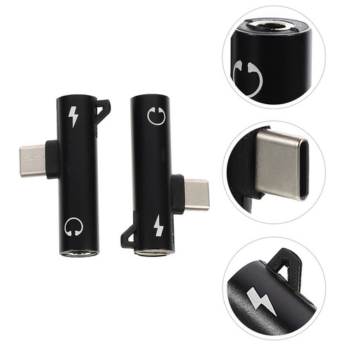 2Pcs Earphone Converters Charging Converters Headphone Converters - 第 12/12 張圖片