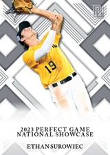 Ethan Surowiec 10-Count Lot 2023 Leaf Perfect Game Nike All-American Rookie