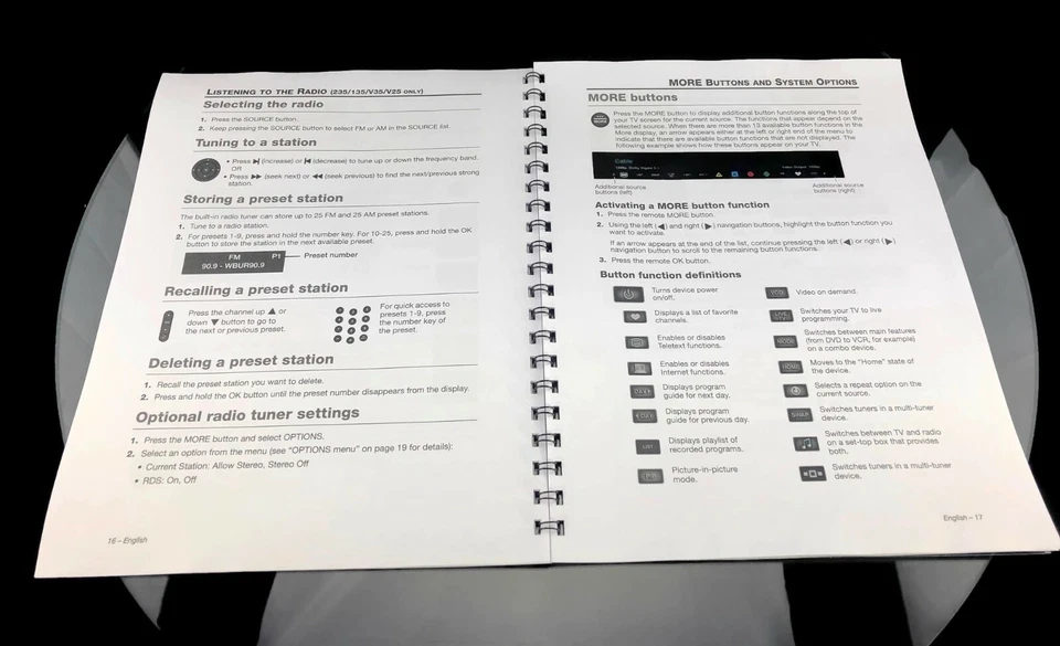 Bose LifeStyle 135 235 V25 V35 T10 T10 Guía de uso manual del propietario Foto 2 de 4