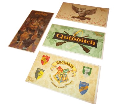 Harry Potter Puzzle Cards Karten Sammeln Hogwarts Quidditch Eule (NEU + OVP) 