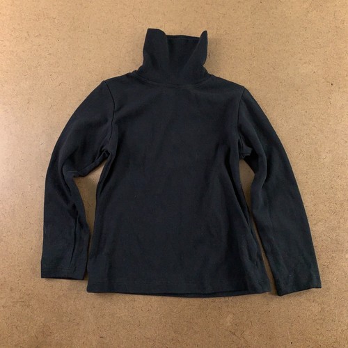 Girls Size 6 Free Assembly Burgundy Basic Black Turtleneck Long Sleeve Tops New - Picture 3 of 8