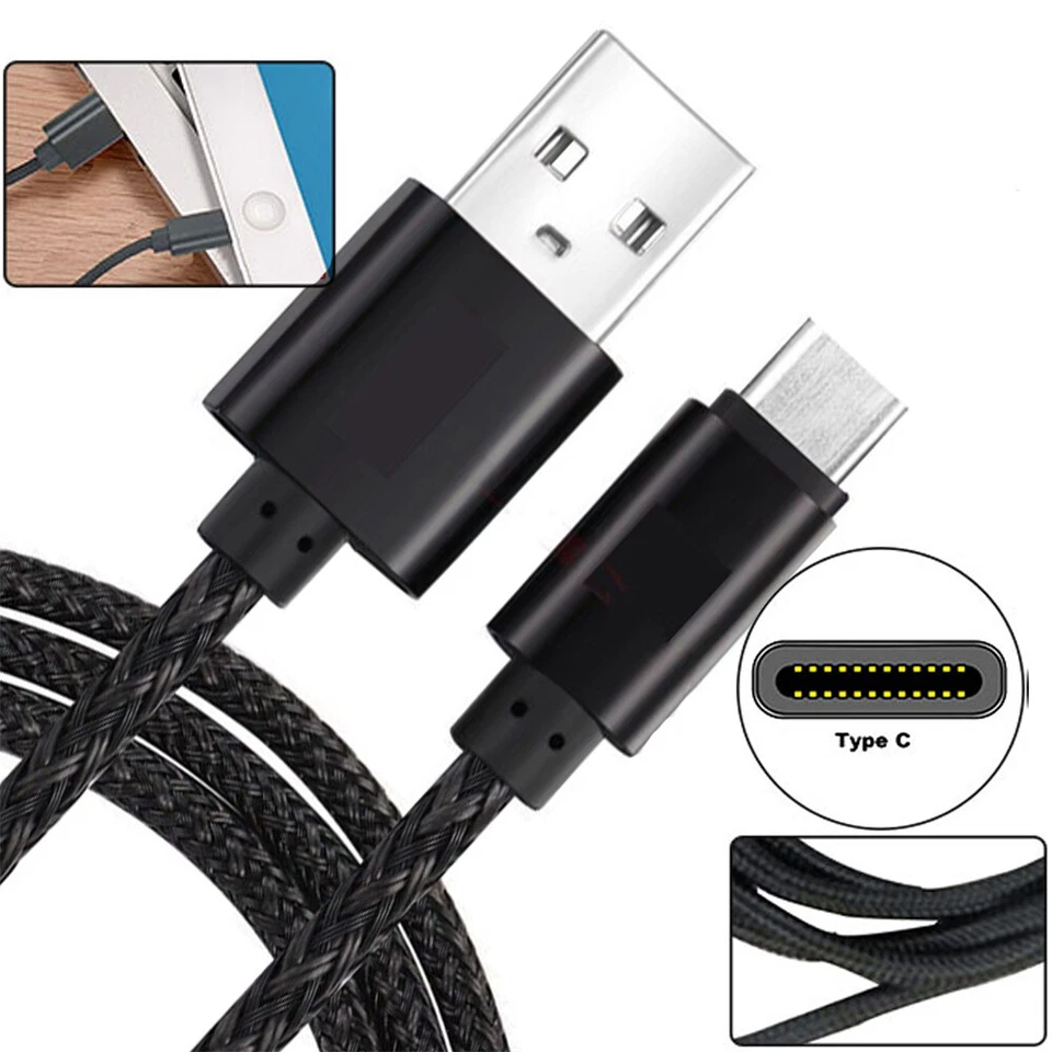 Type C Data Charging Cable 1.5m USB-C Fast Charger For Samsung Galaxy S8 S9 S10+ - Image 3 of 4