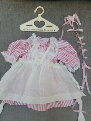 American Girl Samantha Birthday dress/Outfit~Rosebud Circlet~Pleasant  Company 89 | eBay