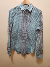 Lacoste Slim Fit Multi Color Long Sleeve Button Down Shirt Mens FR 38 Size S