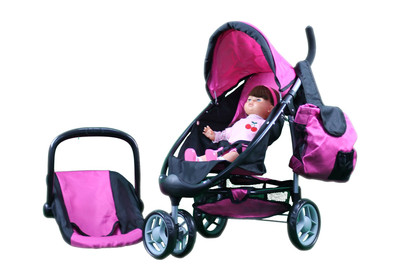 Mommy & Me Baby Doll Stroller Foldable Doll Jogger 2 in 1 ...