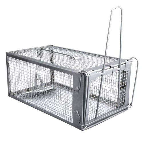 Humane Rat Trap Cage Small Live Animal Pest Rodent Mouse Control Catch Bait Trap - Picture 3 of 12