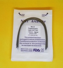 10Pack Dental Arch Wires Orthodontic Super Elastic NITI Rectangular Ovoid/Nature