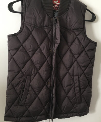 Roper Range Gear Western Vest Womens Size Med Down Poly Fill Quilted Zip & Snaps - Picture 3 of 11