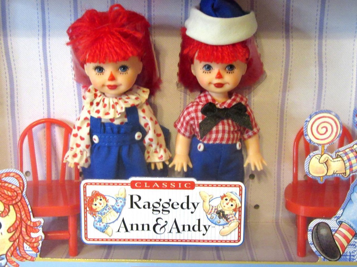 Barbie Raggedy Ann and Andy Kelly & Tommy Storybook Collectibles