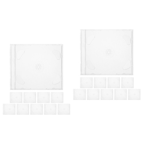 2 Count CD-Hülle Aufbewahrungsbehälter Für CD-Halter DVD-Aufbewahrungsbox - Afbeelding 11 van 12