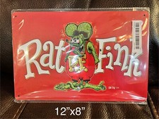 RAT FINK ED Big Daddy ROTH HOT ROD 12 x8 INCH METAL SIGN