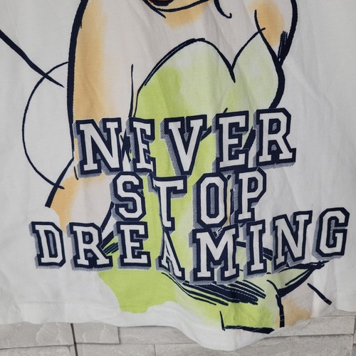 Girls DISNEY Night Top T Shirt Cotton Jersey NEVER STOP DREAMING Age 12-14 - Picture 4 of 8