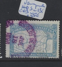 Venezuela Map SC 131 CDS VFU (5gwk)